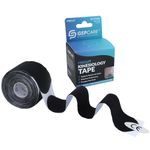 Pre-Cut I Kinesiology Tape, Elastic Sports Tape Used to Prevent Muscle Damage, Protect Joints, and Relieve Muscle Pain, 20 Pieces of Pre-Sliced 5cm*5m Medical Tape.(Black)…