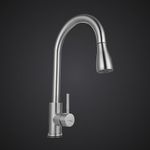Hindware Italian Collection Pull Down Kitchen Sink Faucet | Kitchen Sink Mixer | Deck Mount Installation | Made of SS | Dual Mode - Spray & Stream | Min. 3-Bar Water Pressure Required