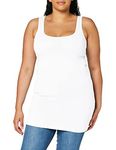 Vero Moda Women's Vmmaxi My Soft Long Tank Top Noos Vest, White (Bright White), S UK