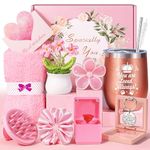 LIVEHITOP Birthday Gifts for Women, Birthday Presents for Her, Unusual Hampers Pamper Self Care Gifts Relaxation Bath Sets for Friends, Mum, Wife, Girls, Sister