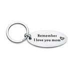 Udobuy Remember I Love You Mom Keychain from Daughter Or Son For Mother's Day Gifts,Mother's birthday