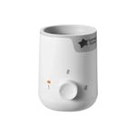 Tommee Tippee Easi-Warm Electric Bottle and Food Pouch Warmer, Warms Baby Feeds to Body Temperature in Minutes, Automatic Timer, One-Dial Operation, White