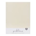 Cardstock 8.5 x 11 Paper Pack - 110 lb Ivory Cardstock Scrapbook Paper - Double Sided Card Stock for Crafts, Embossing, Cardmaking - 100 Sheets