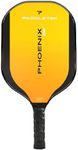 Paddletek Phoenix G6 Pickleball Paddle | Professional Pickleball Paddles with Honeycomb Core, Polycarbonate Surface, Graphite PolyCore & High Tack Performance Grip | USAPA Approved