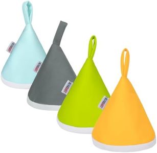 ALVABABY 4 Pcs Baby Boy Pee Covers, 3.5 * 4 In,Strong Water Absorption Pee Shield for Newborn Boy, 4-Layer Reusable Pee Cap, Diaper Changing Accessory for Baby Gift