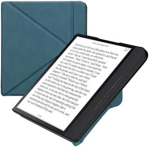 kwmobile Étui Compatible avec Kobo Forma Coque - Étui à Rabat magnétique Tablette eReader Similicuir - pétrole