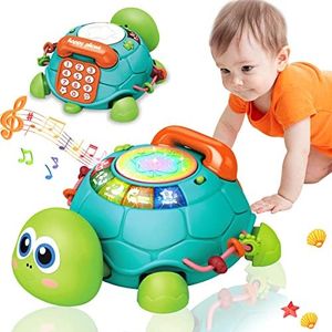 Juguetes Niños 1 Año Juguetes de Bebé de 12-18 Meses Regalo de Bebé para Niños de 1 2 3 Años con Luces/sonidos de Animales/número de Carta de Teléfono Regalo de Cumpleaños para 6 9 12 18 Meses