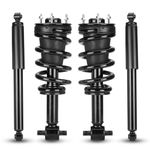 Front & Rear Left and Right Side Struts w/Coil Springs Shock Absorbers for 2007-2013 Chevrolet Silverado 1500, GMC Sierra 1500 Replace for 139105 4345074 911533 189105 11580 (Set of 4)