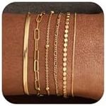 DEARMAY Waterproof Gold Bracelets S