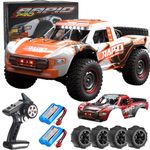 Yidedraw 1:14 Brushless RC Cars 70 KMH High Speed Remote Control Car All Terrain RC Trophy Truck for Adults Boys 4WD Off-Road RC Buggy Big Short Course RC Truck Fast Monster Truck (RTR)