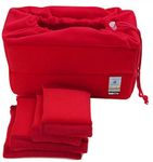 Koolertron NEW Shockproof DSLR SLR Camera Bag Partition Padded Camera Insert, Make Your Own Camera Bag(Red)