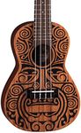 Luna UKE TRIBAL CONCERT Ukulele, Natural