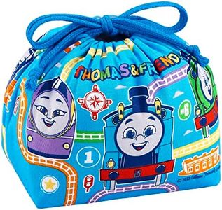 OSK KB-1 Thomas & Friends Lunch Bag, Drawstring Lunch Bag, Made in Japan, Fashionable, Cute, Simple, Easy to Use, Easy to Take Out, Unisex, Kids, Elementary School Students