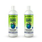 earthbath, Green Tea & Awapuhi Shed Control Dog Shampoo - Cruelty Free Dog Shampoo, Helps Relieve Shedding & Dander, Gentle Dog Wash, Made in USA, Dog Bathing Supplies - 16 Oz (2 Pack)