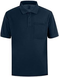 Athletic Men's Dri-Power Performance Golf Polo (Navy, 4XL)