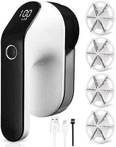 Zawaer Fusselrasierer, Elektrischer Fusselrasierer 2000mAh, Fusselrasierer USB, Einstellbare 3Fach Geschwindigkeit, Fusselrasierer Wiederaufladbar Mit LED, Fusselrasierer Wolle Für Verschiedene Stoffe