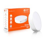 Orient Electric 18W Rimless Round LED Full Screen Surface Panel Light |3000K, Warm White | Surface Ceiling LED Light (No False Ceiling Required)| Pack of 1