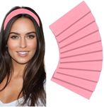 Styla Hair Headbands for Women Stretch Fashion Headbands 10 Pack Non-Slip Head Wraps Great for Spa, Sports, Yoga, Pilates, Running, Gym Headband, Workouts - Pink