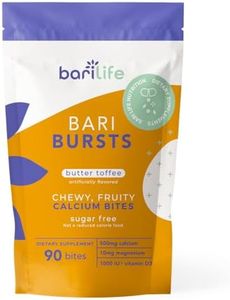 Bari Life BariBurst Calcium Citrate Soft Chews for Gastric Bypass, Gastric Sleeve and Duodenal Switch (Butter Toffee)