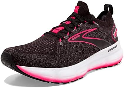 Brooks Women's Glycerin Stealthfit 20 Running Shoes, Black Blackened Pearl Diva Pin, 7 US