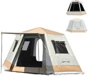 ONTYZZ 4-6 Person Large Waterproof Camping Tents Family Tent with Quick Up System Dome Ventilate Camp Tents for Camping Hiking Outdoor Picnic 3.3x3.3x2m