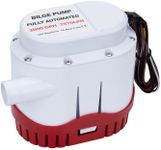 NEWMAIX 12V 2000GPH Automatic Electric Bilge Pump Marine Boat Submersible Water Pump with Built in Float Switch