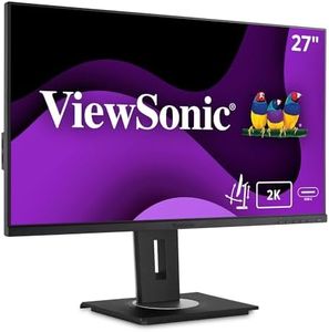 Viewsonic VG Series VG2755-2K pantalla para PC 68,6 cm (27") 3D Wide Quad HD LED Plana Negro - Monitor (68,6 cm (27"), 2560 x 1440 Pixeles, Wide Quad HD, 3D, 5 ms, Negro)