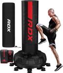 RDX XXL 150KG 6ft Free Standing Punch Bag with Gloves & Cover - Heavy Pedestal Bag with Stand for Kickboxing, Boxing, MMA, Muay Thai Karate, Adult Freestanding Bag for Office, Gym Home Fitness Workout