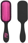 Conair The Knot Dr. Hair Brush, Pink - Wet & Dry Detangler, Travel Brush, Painless Detangling, Heat-Resistant, Normal Hair, Unisex