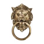 eCraftIndia Victorian Style Lion Shape Brass Door Knocker