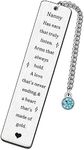 WTOPP Nanny Bookmark Nanny Appreciation Gifts Nanny Present from Granddaughter Grandson Nanny Birthday Bookmark Gifts Mothers Day Christmas Gifts for Nanny