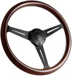 14'' 6-Bolt Wood Grain Racing Steer