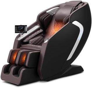 VEVOR Massagesessel Ganzkörpermassagesessel Zero Gravity mit SL-Schiene & Yoga-Stretch-Modus, Relaxsessel mit Heizung & einziehbarem Pedal & 36 Airbags & LCD-Bildschirm Massagestuhl 4D-Massage