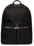 KNOMO Beaufort 15.6" Womens Laptop Backpack Work Bag Large Travel Rucksack, Black