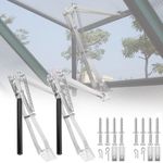 Yziixi 2 pcs Automatic Greenhouse Window Opener Auto Vent Opener Roof Vent Opener Auto Vent Kit Solar Heat Sensitive Agriculture Gardening Tools and Supplies (Dual Spring Lifts 15 Lbs)