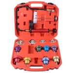 DAYUAN 14 pcs Aluminum Automotive Cooling System Radiator Pressure Tester Kit