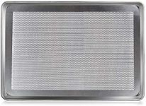 New Star Foodservice 36787 Commercial 18-Gauge Aluminum Sheet Pan, Perforated, 18 x 26 x 1 inch (Full Size) Pack of 12