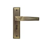 Yale Mortise Door Lock Handle Set Premium Door Locks for Main Door with 3 Keys | Door Handle Lock for Bedroom/Home/Office/Hotel Suitable for Left & Right Handed Doors (SM-01-02, Antique Brass)