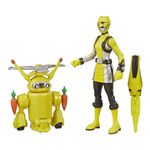 Power Rangers Beast Morphers Yellow Ranger and Morphin Jax Beast Bot 15-cm Action Figure 2-Pack Toys Inspired by the TV Programme