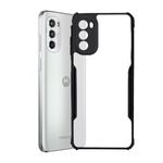 amazon basics Clear Shockproof Case for Motorola Moto G52/G82 5G | 360° Protection | Black Bumper
