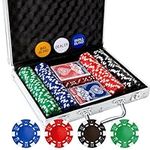 Tocebe Poker Chips Set, 200PCS Delu