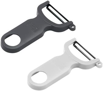 Kuhn Rikon Potato Peelers (Set of 2) with Steel Blade. Vegetable Peeler. Veg Peeler. Potato Peelers for Kitchen. Light Speed Peeler. Apple Peeler – 3 Year Kuhn Rikon Kitchen Accessories Guarantee