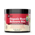 Pure Organic Beet Root Powder Supplement - 8oz 60 Serving Organic Beetroot Juice Powder & Bulk Raw Non GMO Concentrate