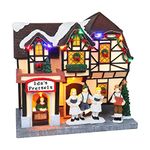 Christmas Village Oktoberfest Pre-lit Musical Snow Village Collectible Building Perfect Addition to Your Christmas Indoor Decorations & Holiday Displays