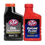 STP Diesel Oil Treatment 300 ml & STP Engine Flush 450 ml