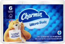 Charmin Ultra Soft Jumbo Rolls Septic Safe White