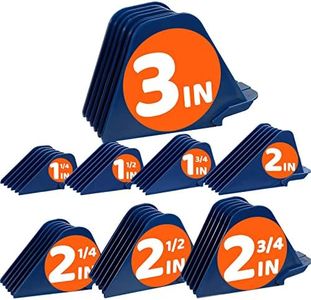 Mega Hair Clipper Guards, Extra Long 3 Inch Hair Clipper Guide Combs Large Guide Comb Set 3”, 2.75”, 2.5”, 2.25", 2", 1.75", 1.5", 1.25" Fits Most Wahl Full Size Hair Clippers (3 Inch 8pcs Blue)