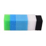 INGVIEE Set of Compatible Aquarium Filter Foam Sponge for Juwel Compact/Bioflow 3.0 / M (2 x Blue Fine, 1 x Blue Coarse, 1 x Green Nitrate, 2 x Black Carbon, 5 x Poly pads)