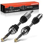 A-Premium Pair (2) Front CV Axle Shaft Assembly Compatible with Jeep Liberty 2002 2003 2004 2005 2006 2007, 4WD, Left and Right, Replace# 5066020AA, 5066021AA