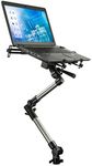 Mount-It! Car Laptop Mount Notebook Tablet Holder for Commercial Vehicles, Trucks Fits iPad and Other Tablet Computers, Heavy-Duty Design with Full Motion Tray, Extendable Arms, Lockable Arm